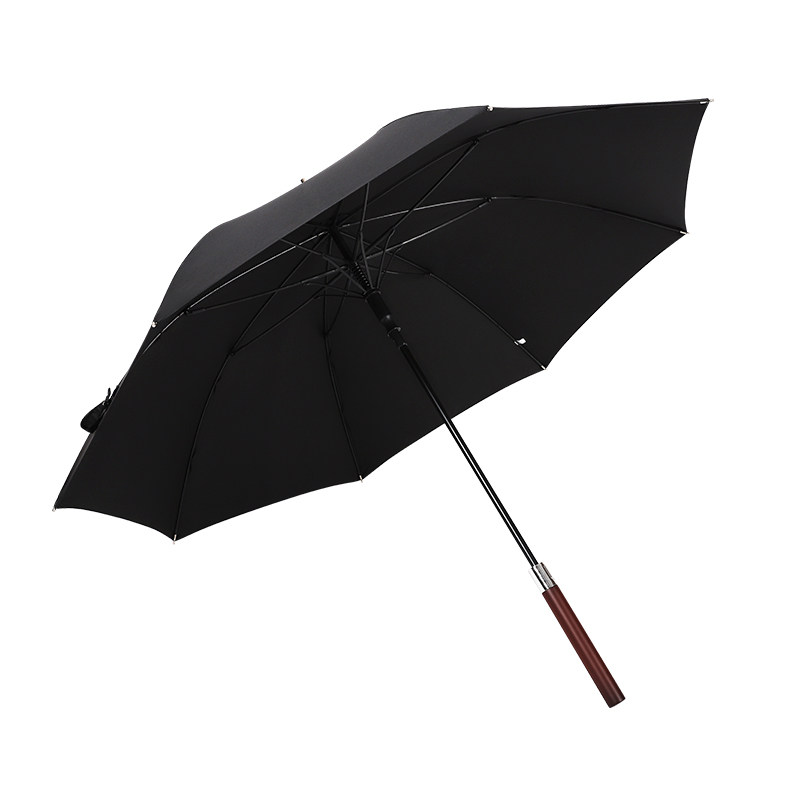 长柄纯色直杆晴雨加厚伞布