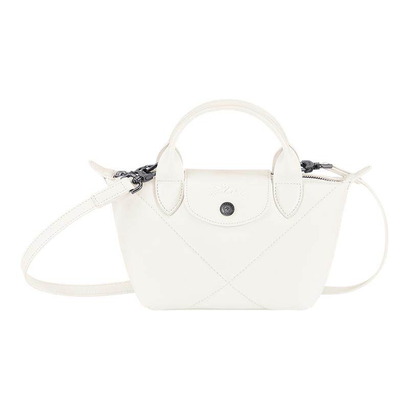LONGCHAMP/珑骧LE PLIAGE XS 皮质斜挎饺子包龙骧手提包L1500HXF