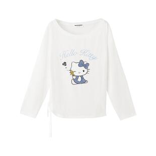 【HELLO KITTY官方正版授权系列】女夏季罩衫宽松单衣522836