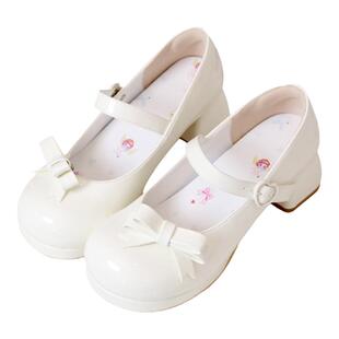 久久Lolita原创正品lolita洛丽塔圆嘟嘟玛丽珍圆头中跟百搭jk女鞋