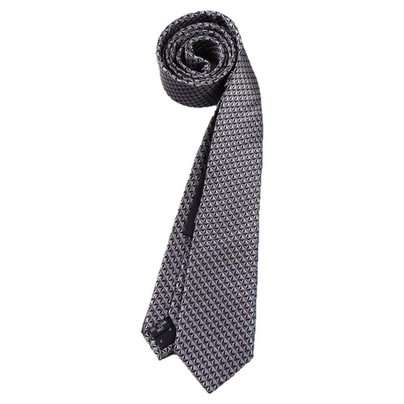 英国真丝提花时髦潮流休闲窄领带