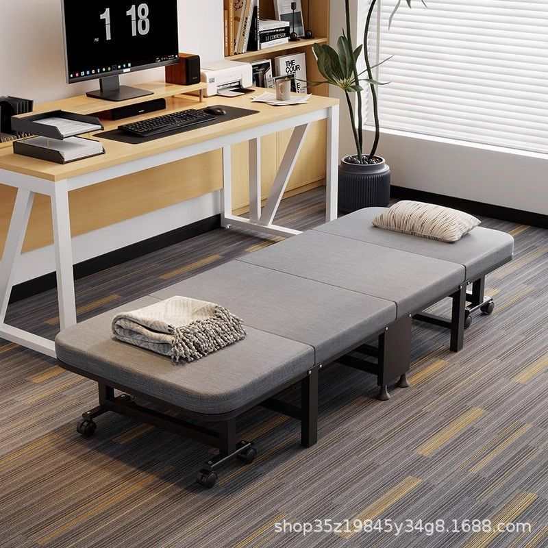 折叠床办公室午休神器家用成人折叠床简易陪护午睡便携行军单人