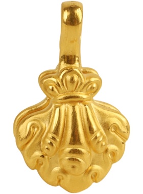 摩尼宝黄金卡子海螺串珠