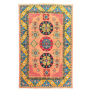 阿富汗进口中古大宅羊毛地毯玄关床边毯高级感无胶无甲醛收藏复古