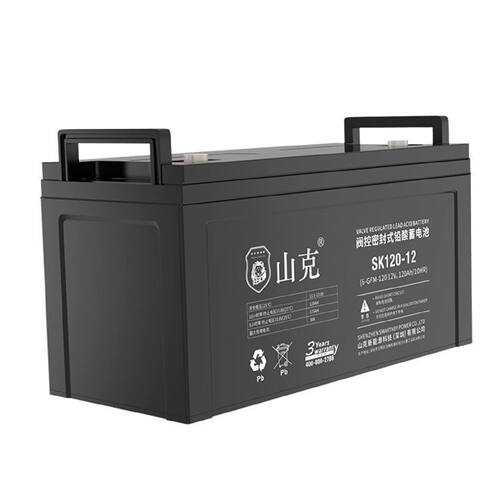 山克蓄电池SK1001212V100AH机房UPS电源配套消防照明EPS直流屏