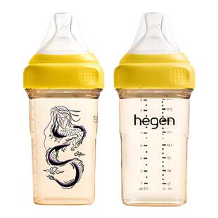 hegen海格恩奶瓶婴儿新生240ml纪念龙年瓶限量粉色蓝色黄色防胀气