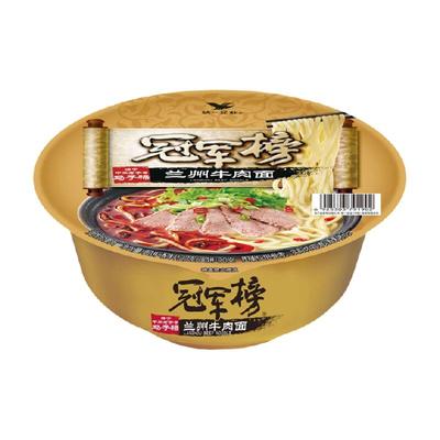 统一冠军榜兰州牛肉面122g/碗