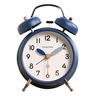 强力叫醒大音量桌面小闹钟2026新款桌面儿童专用摆台式时钟表夜光