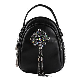 手机包女2026日韩版新款女士单肩斜挎包铆钉流苏质感手提小包包潮