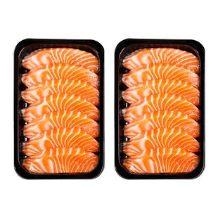 新鲜三文鱼挪威进口刺身中段鱼腩非整条大西洋鲑生鱼片官方旗舰店