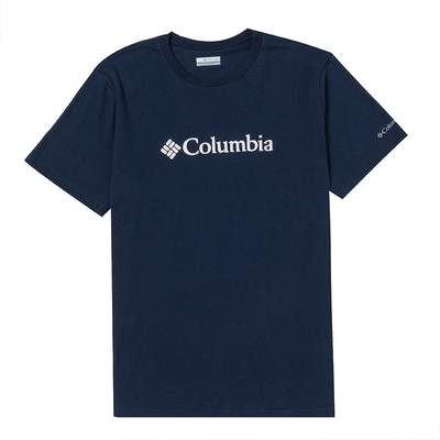 哥伦比亚官方短袖男春季新款户外半袖男士运动纯棉圆领T恤JE1586