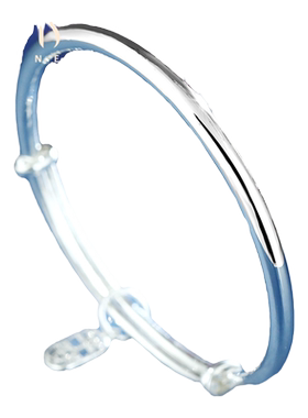 梦祥银女士990足银手镯