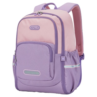 卡拉羊书包女小学生休闲轻便减负大容量出游双肩包男新款