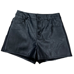 atu高定【西西里记忆】秋冬美拉德气质性感辣妹修身显瘦皮短裤女