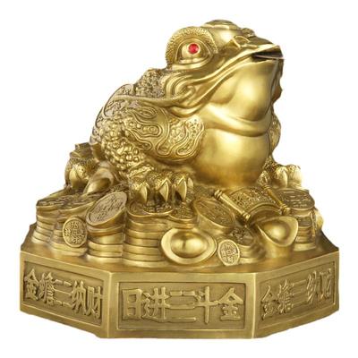 【销量N.01】纯铜三足金蟾招财