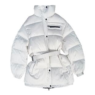 原创正品保真白鹅绒羽绒服加厚显瘦女上衣立领欧洲站高货外套