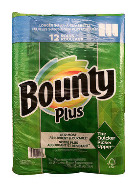 美国进口bounty帮庭吸水厨房用纸