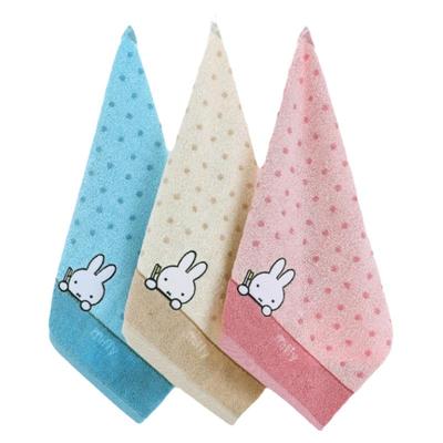 金号擦手巾纯棉挂绳方巾小毛巾