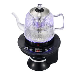 美能迪全自动底部上水烧水壶桶装水自动上水玻璃保温壶抽水器恒温