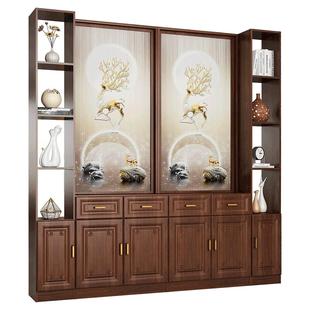 隔断柜客厅2025新款屏风进门遮挡正对门口的玄关柜鞋柜轻奢风现代