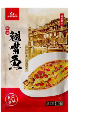 舜华翘嘴鱼香辣鱼400g袋装礼品款