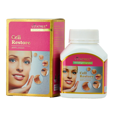 [美丽容颜]澳洲直邮 VITATREE Cell 植物玫瑰果等细胞修复胶囊100