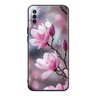 luckrider适用于华为nova4E手机壳hw nv4e挂绳huawei nava4E软胶p30青春女神nove4e花卉mar-al00外壳p30lite