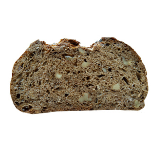 纯全麦咖啡味核桃提子面包不加油全麦面包无代糖核桃餐包粗粮面包