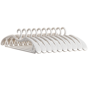 佳帮手加厚短颈衣架省空间家用挂衣无痕防肩角衣服架缩脖子大衣撑