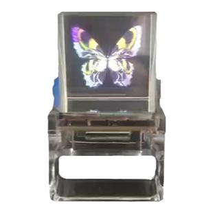 稚晖君HoloCubic透明小电视时钟桌面摆件男女朋友潮玩礼物棱镜