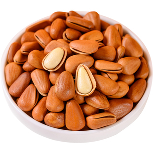 世外桃源东北开口松子坚果手剥原味薄壳松籽零食休闲食品袋装258g