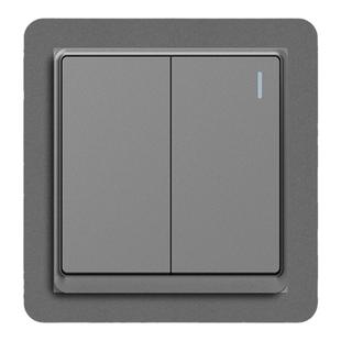 亚克力开关墙贴保护套现代简约欧式窄边家用装饰套双三联防脏免粘