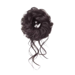 长须丸子头发圈蓬松懒人花苞头发饰古风盘发假发包神器丸子头假发