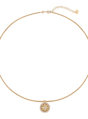 阿吉豆项链女款八宝罗盘锁骨链