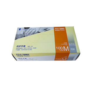 万力一次性PVC手套食品级专用餐饮烘焙厨房乳胶透明橡胶加厚防护