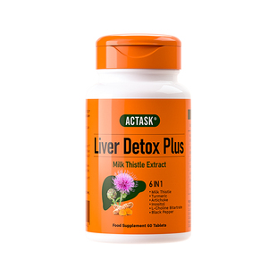 actask胆碱护肝片plus奶蓟草净化片肌醇水飞蓟加班熬夜男女正品