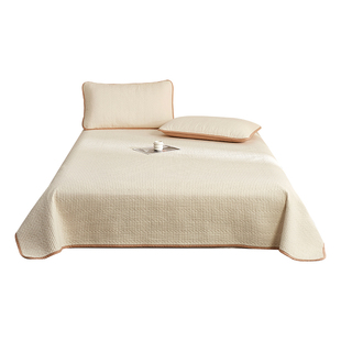 纯棉a类加厚榻榻米床盖三件套2025新款全棉宿舍夹棉床单四季通用