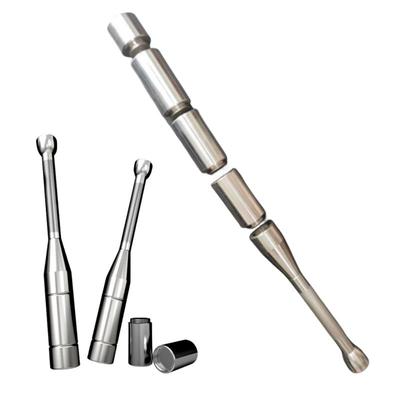 米氏可调节实心纯钢棒铃