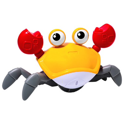 会爬行会动的感应逃跑螃蟹益智