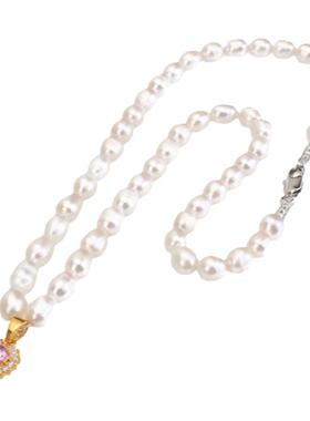 天然淡水珍珠项链女神