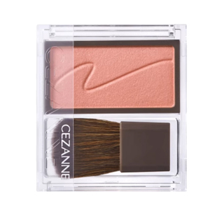 日本CEZANNE倩诗丽单色腮红自然干枯玫瑰倩丽腮红盘血色感日杂风