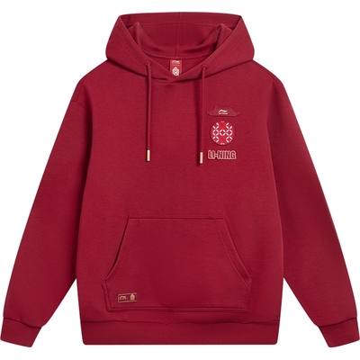 李宁故宫联名红色马年情侣卫衣