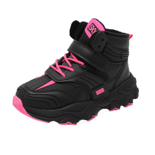 儿童棉鞋2025新款秋冬女童二棉加绒加厚运动鞋中大童保暖雪地棉靴