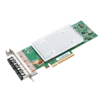 原装全新QLogic QLE2694-L 16GB PCIe HBA 四口光纤通道卡