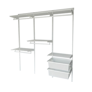 金属衣柜卧室家用全钢架框架开放步入式壁挂上墙定制衣帽间置物架