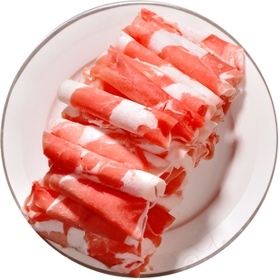 正宗年货内蒙羔羊肉卷原切纯羊肉卷涮火锅羊肉片苏尼特羊肉高钙卷