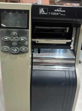 斑马110Xi4 600dpi条码打印机成色如图，打印头好—议价