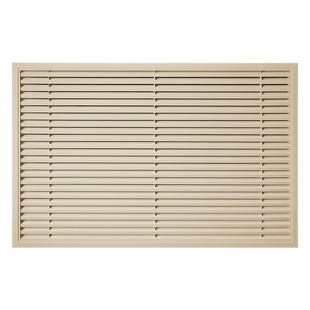 铝合金暖气罩格栅装饰网地暖分水器遮挡罩百叶窗格栅通风口定制