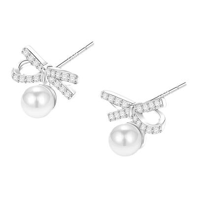 LNIEER925纯银女锆石耳环