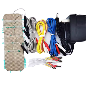 华佗牌电子针灸理疗仪配件理疗仪穴位贴片输出导线电极鳄鱼夹子线